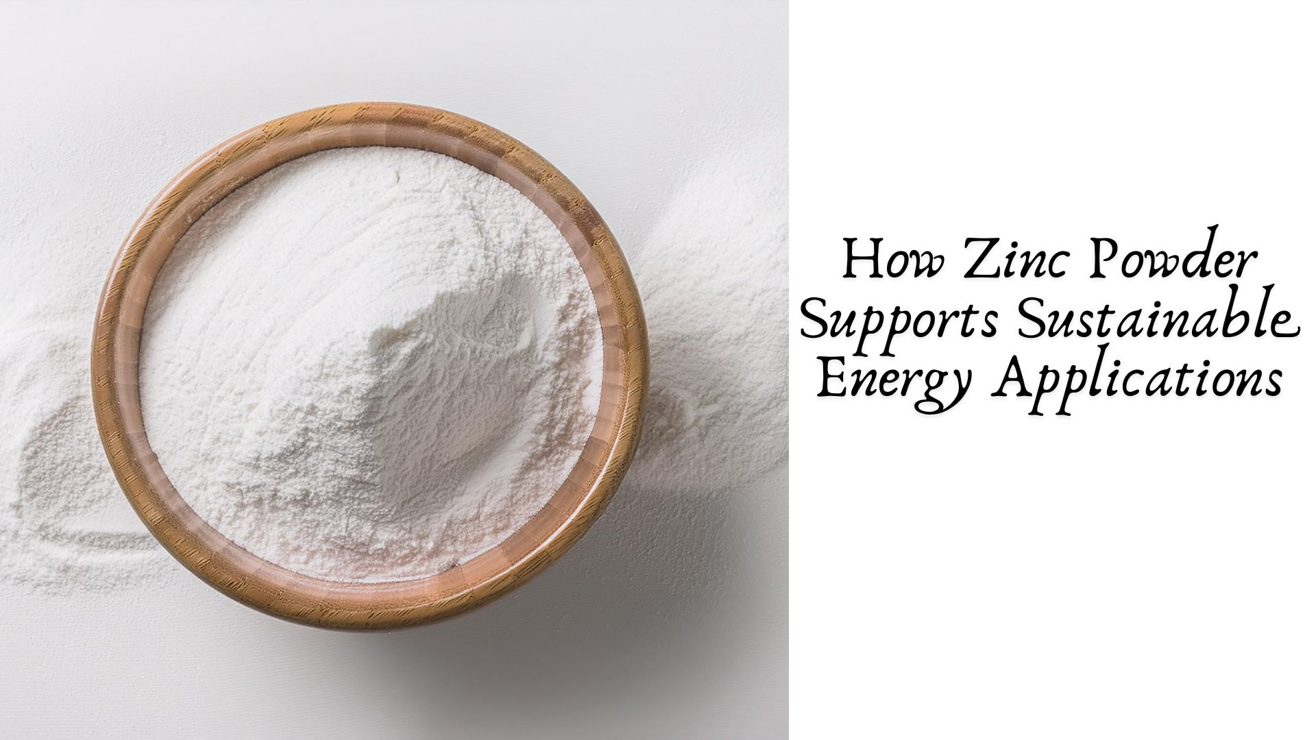 How Zinc Powder Supports Sustainable Energy Applications